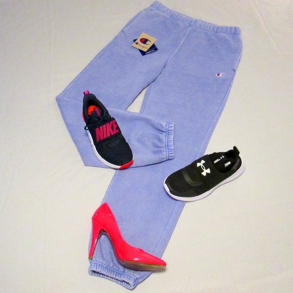 💖CHAMPION PERWINKLE JOGGERS/PANTS – NEW SIZE S 💖 - Picture 1 of 16